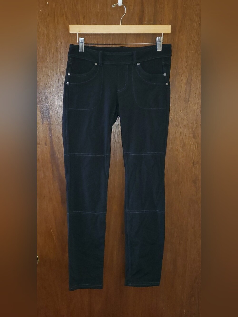 Athleta Bettona Black Jeggings Pants Sz Small Petite